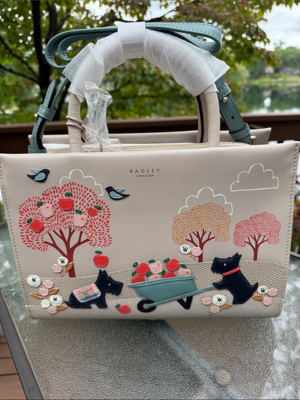 Radley London Apple Orchard Appliqué Leather Tote - To the Core